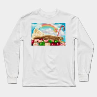 A squirrel in candy land! Long Sleeve T-Shirt